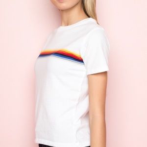 Brandy Melville Jamie Rainbow Top